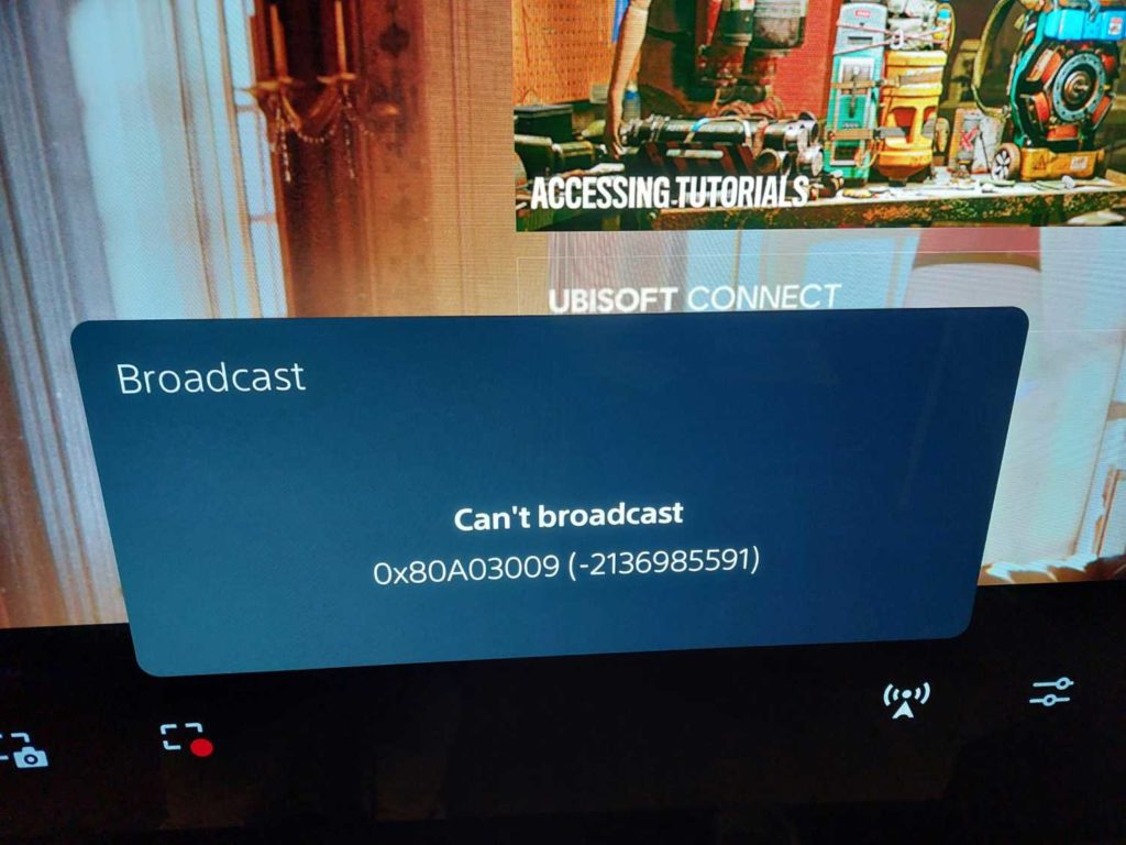 PS5 Twitch Error - Broadcast stopped connection to the server has been lost