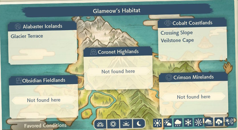where to find glameow