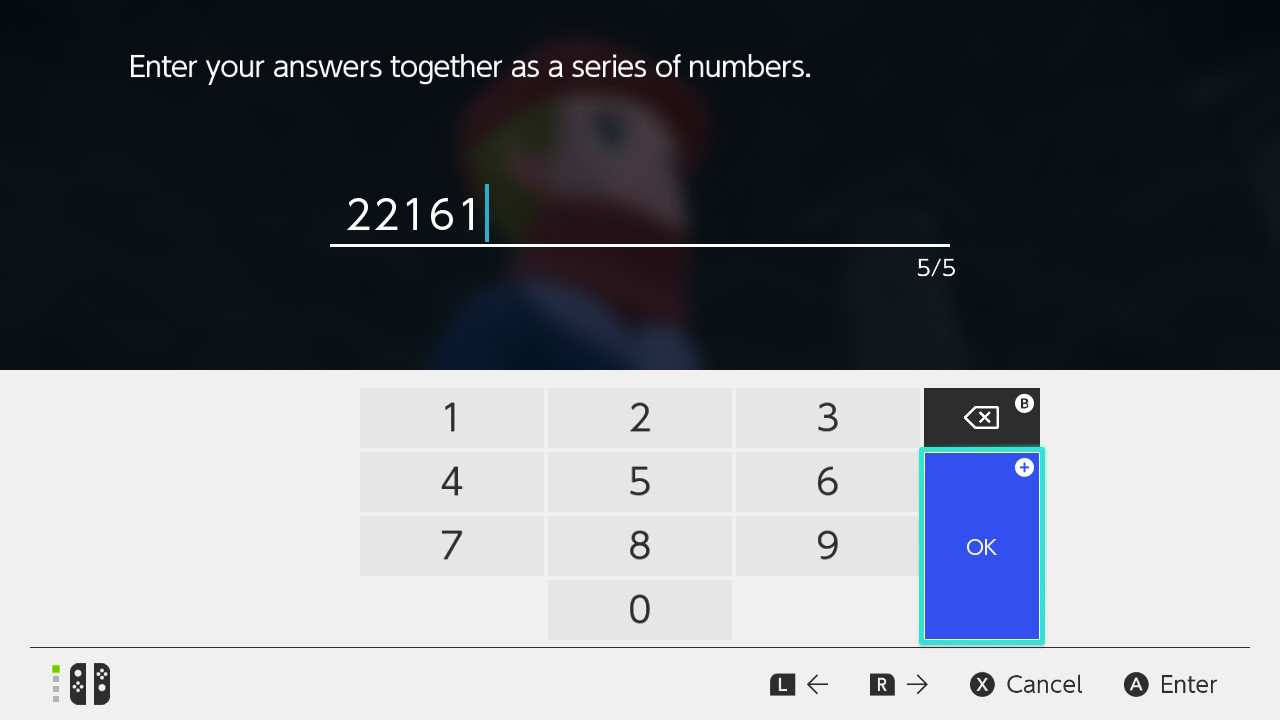 enter your answers together as a series of numbers