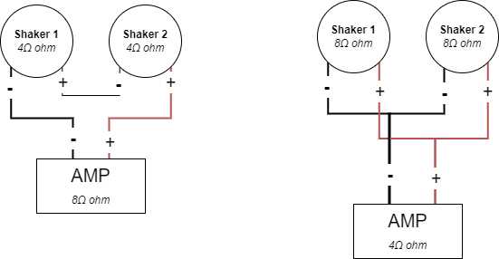 wiring two bass shakers