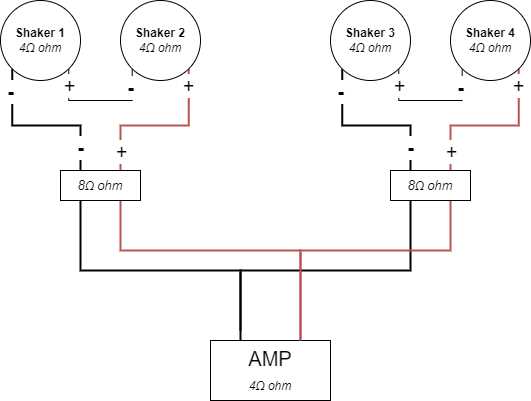 bass shaker wiring diagram