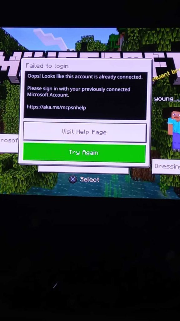 Can t Unlink Microsoft Account From Minecraft Ps4