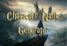 Hogwarts Legacy Character Name Generator