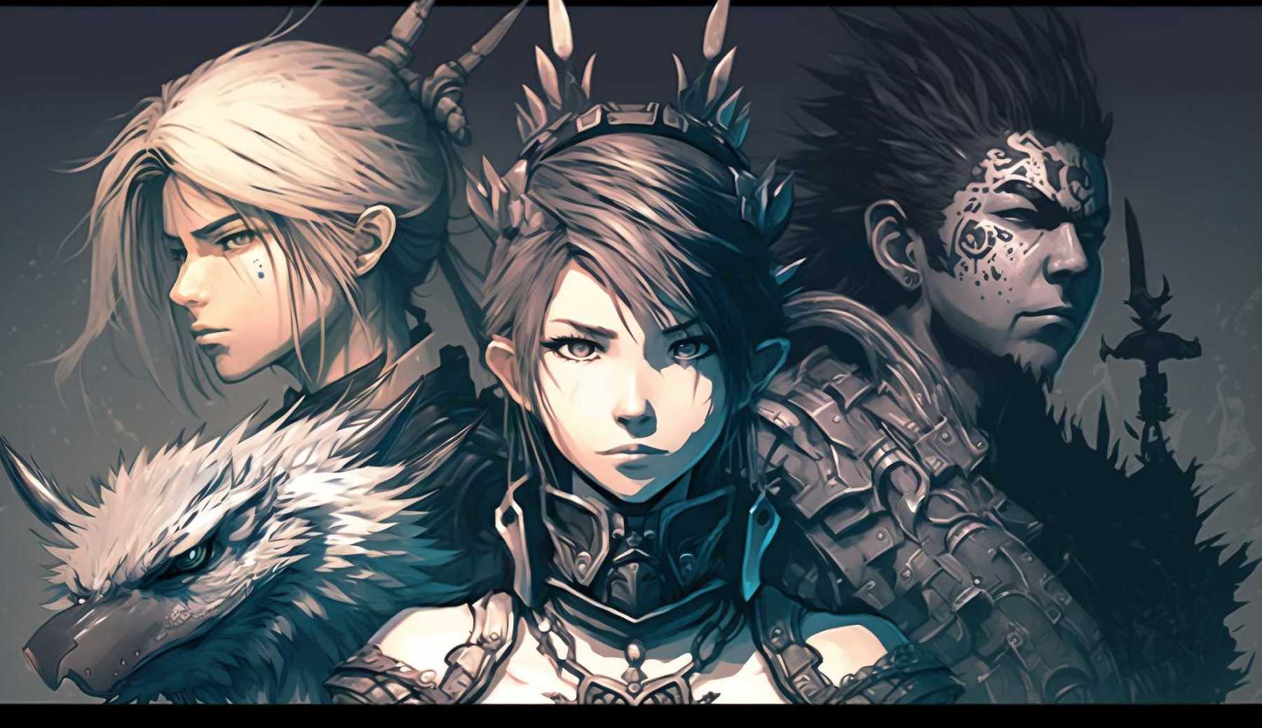 anime style jrpg characters