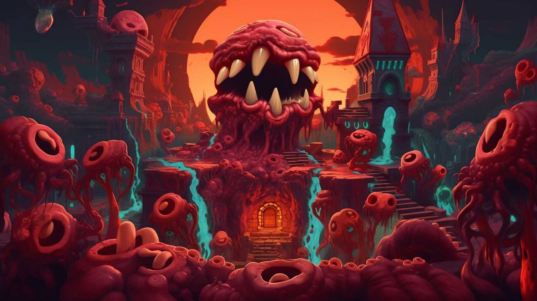 If Mario's Mushroom Kingdom Was A Doom Level Image