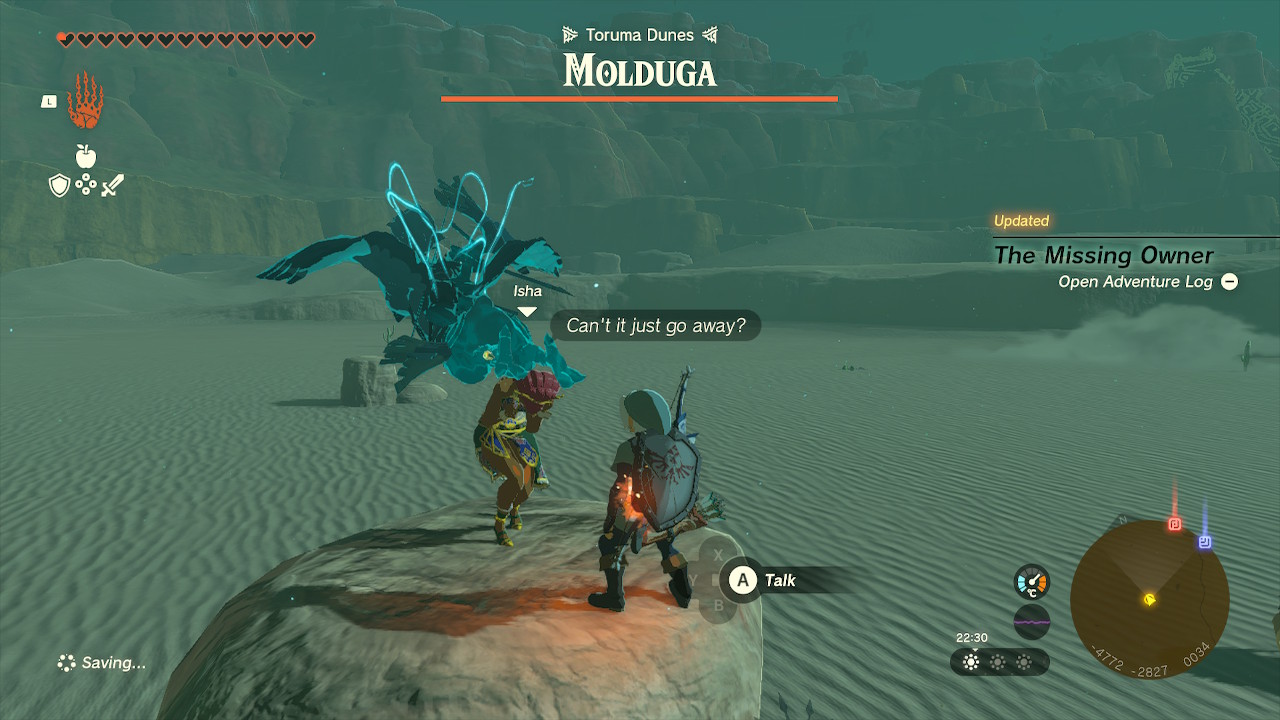 fighting a molduga