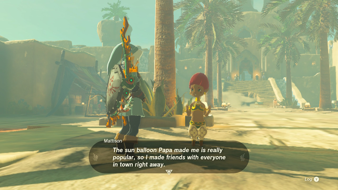 mattison in gerudo town