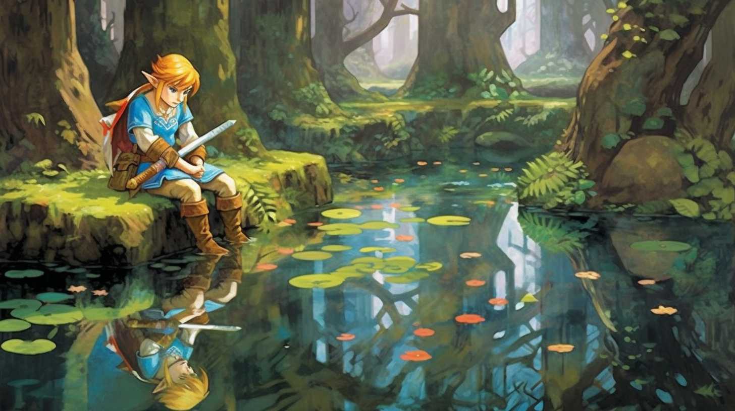 link by a river