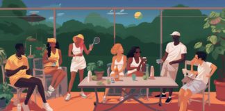 Tennis-Tipples: Where Love, Aces, and Cheers Intersect
