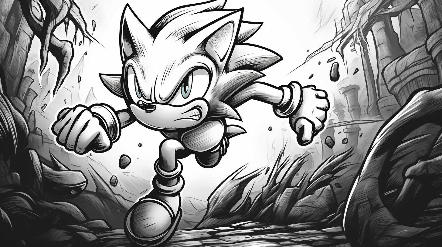 sonic-coloring-pages