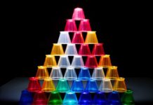 Pyramid Drinking Game: A Card Tower of Booze