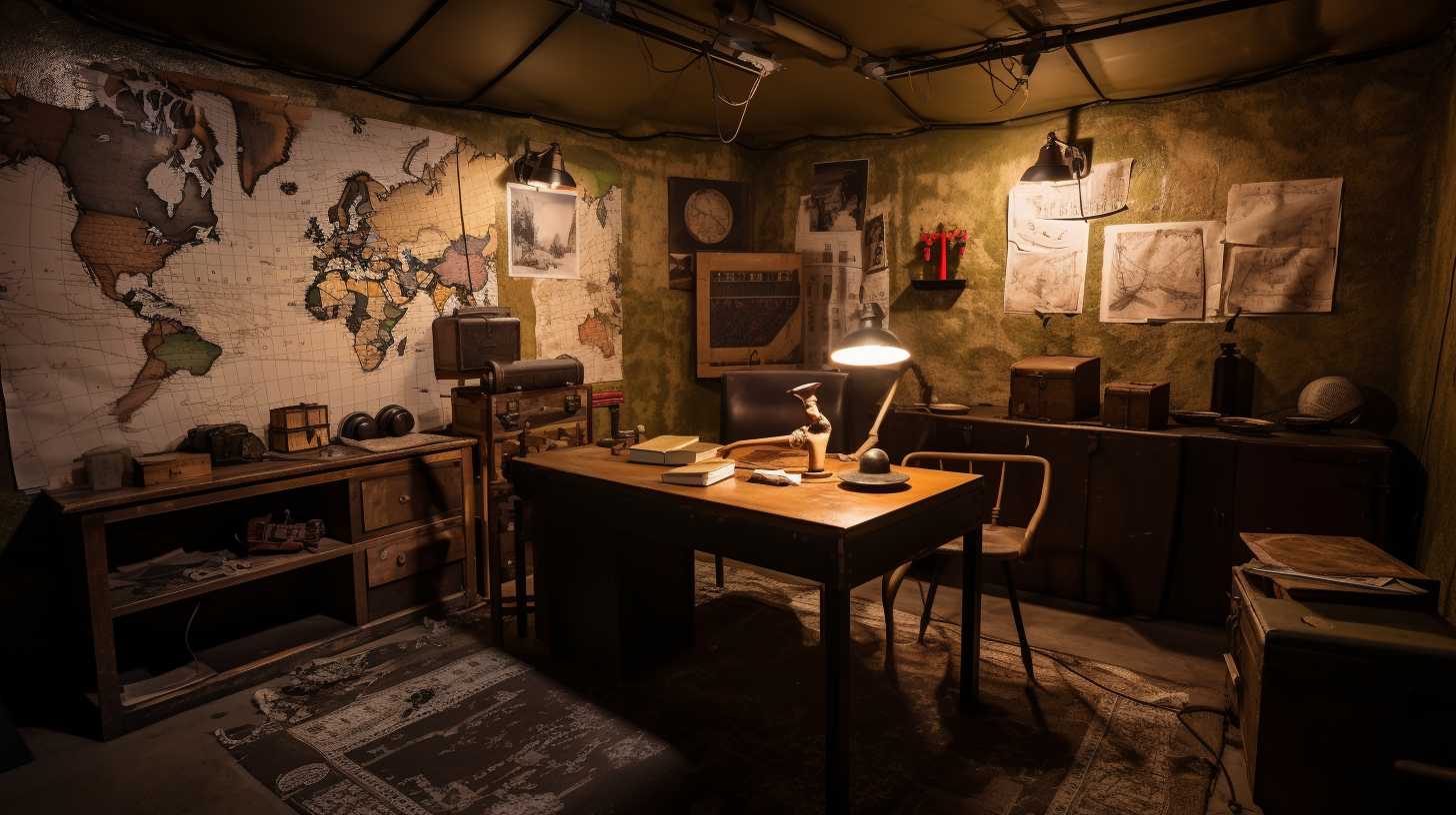 ww2 bunker map room 